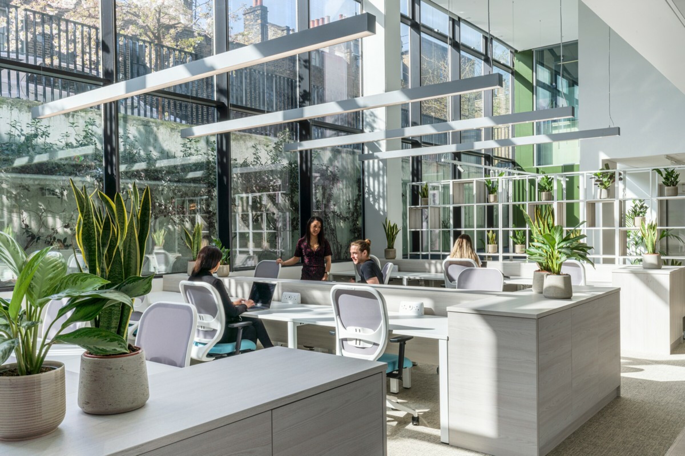 Coworking space at Queen Mary University Enterprise Zone, Whitechapel